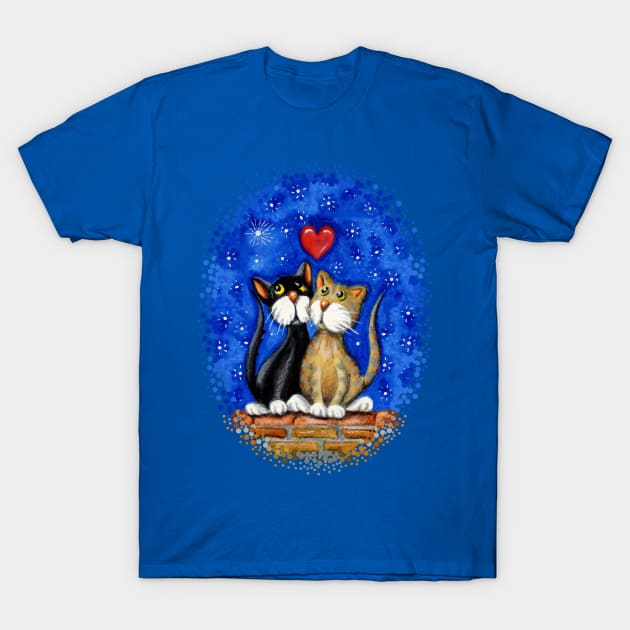 Stargazing Cats T-Shirt by Colette